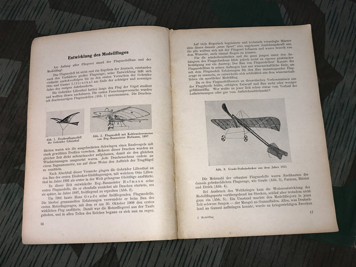 Boek Modellflug im NS Fliegerkorps.