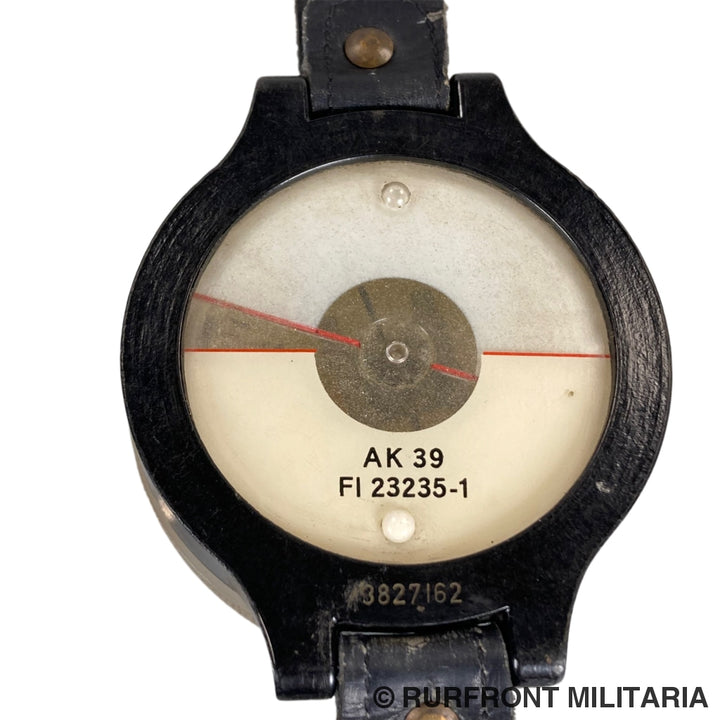 Luftwaffe Kadlec Armbandkompas Ak39 Met Verlängerungsarmband.