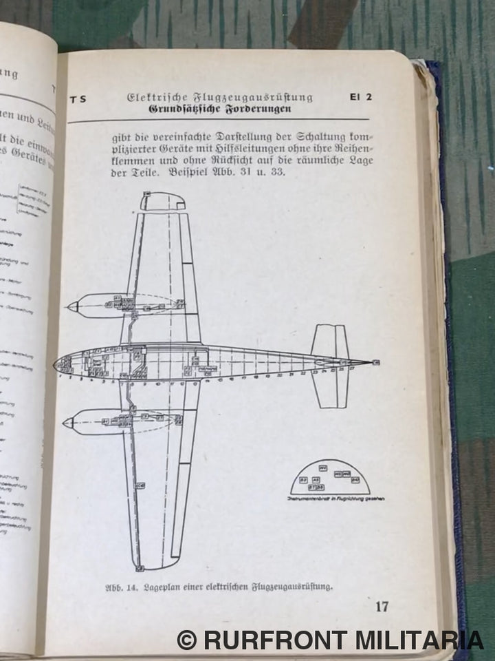 Luftwaffe Lehrblätter Technische Ausbildung Elektrische Ausrüstung.