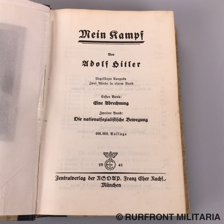 Mein Kampf Kriegsausgabe 1941.