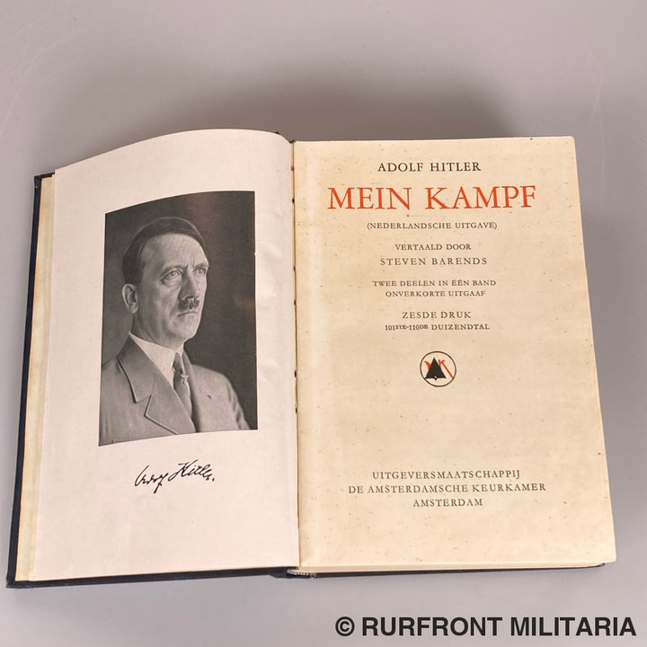 Mein Kampf Nederlandsche Uitgave 6E Druk!