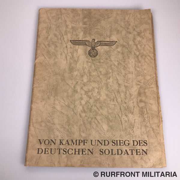 Propagandamap Von Kampf Und Sieg Des Deutschen Soldaten
