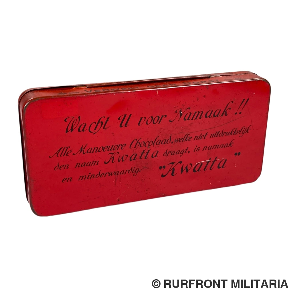 Ration tin Kwatta maneuver chocolate – Rurfront Militaria