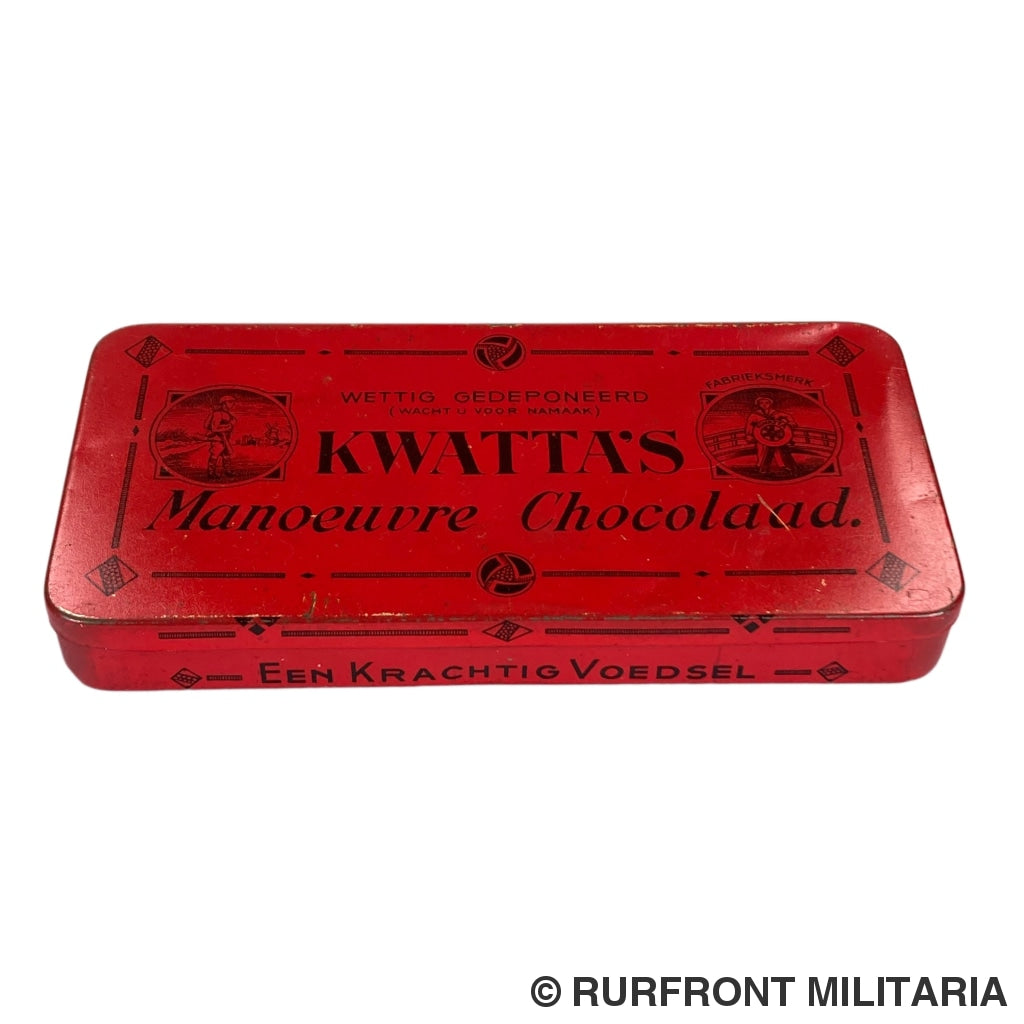 Ration tin Kwatta maneuver chocolate – Rurfront Militaria