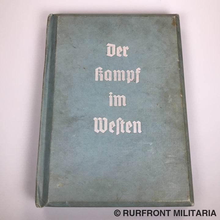 Raumbildalbum Der Kampf Im Westen Blauwe Editie.