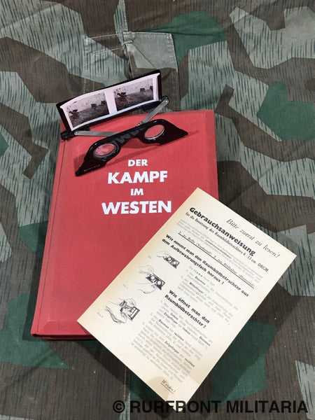 Raumbildalbum Der Kampf Im Westen Rode Uitvoering.
