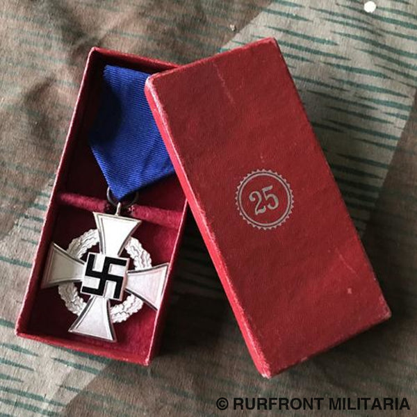 Treudienst-Ehrenzeichen 25 Jaar Met Doosje Medaille