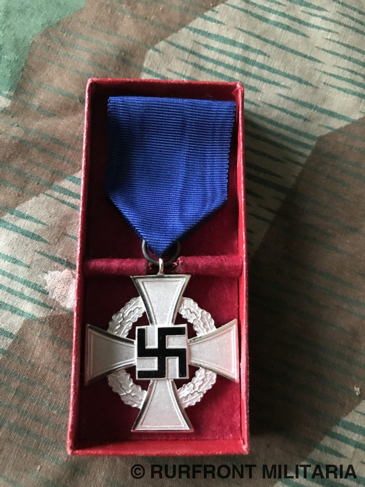 Treudienst-Ehrenzeichen 25 Jaar Met Doosje Medaille